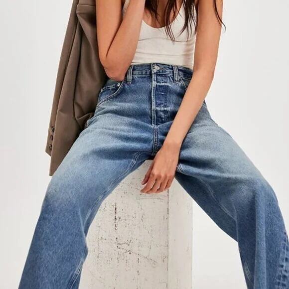 Citizens Of Humanity Denim - Citizens of Humanity Ayla Raw Hem Premium Vintage Jeans